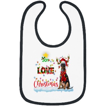 Discover Miniature Pinscher Santa Hat Christmas Light Bibs