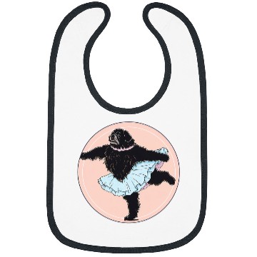 Discover Newfoundland Dog Ballerina Funny Ballet Bibs