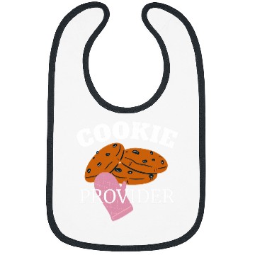 Discover Cookie Provider Funny Baking Lover Baker Mom Bibs