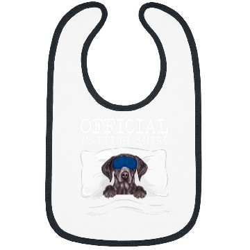 Discover Sleeping German Shorthaired Pointer Sleep Official Napping Bibs