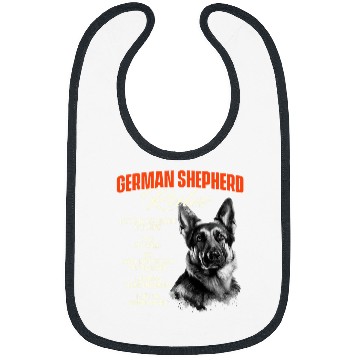 Discover German Shepherd Rules Dog Lover Animal Pet Breeder Bibs
