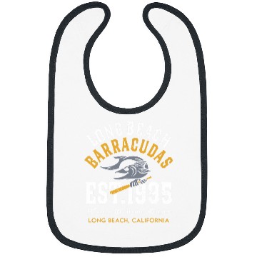 Discover Long Beach Barracudas californias Defunct Baseball Unisex Bibs