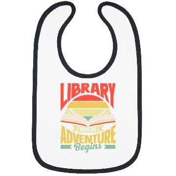 Discover Library Where Adventure Begins Books Librarian Library Bibs