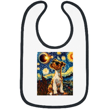 Discover Total Solar Eclipse Wire Hair Fox Terrier 5 Bibs