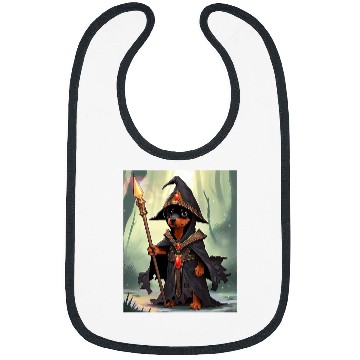 Discover Miniature Pinscher Wizard Funny Dog Magic 3 Bibs