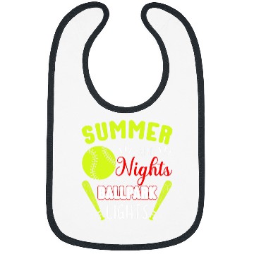 Discover Summer Nights Ballpark Lights Softball Bibs