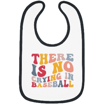 Discover There Is No Crying In Baseball Funny Player Bibs