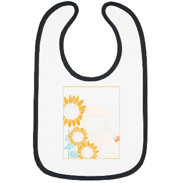 Discover Space Explorer Sunflowers Astronaut Bibs