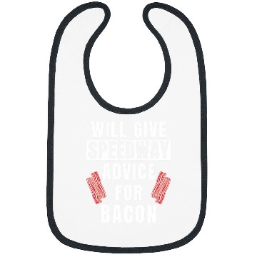 Discover Speedway Advice For Bacon Motorcycle Racing Funny Speedway Bibs