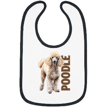 Discover Poodle Watercolor Bibs