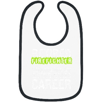 Discover Retiring Firefighter Distinguished Extinguished Career Pun Bibs