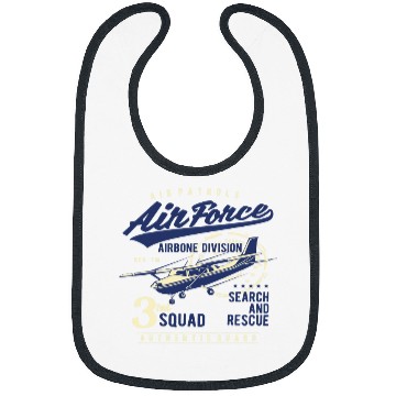 Discover Airplane Pilot Air forces Airborne Division Squad Pilot Bibs