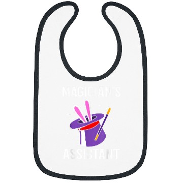 Discover Magicians Assistant Magic Lover Magician For Kids Bibs