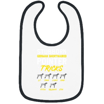 Discover Stubborn German Shorthaired Pointer Tricks GSP Dog Bibs