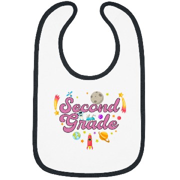 Discover Second Grade Outer Space Planet Galaxy Astronaut Bibs