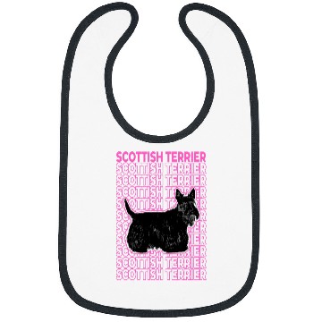 Discover Dog Scottish Terrier Pastel Aesthetic Bibs