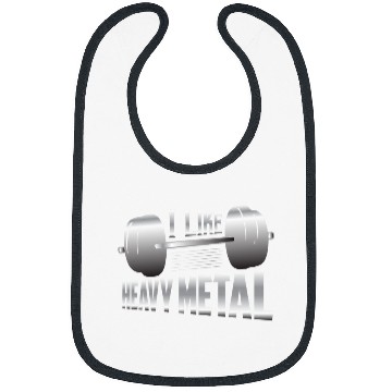 Discover I Like Heavy Metal Workout Training Weight Lifting Bibs