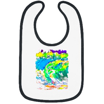 Discover Surfer Pop Art Bibs