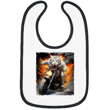 Discover Tiger Biker Motorcycle Rider Beast Bibs