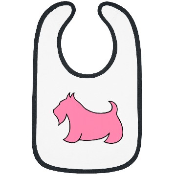 Discover Dog Scottish Terrier Pink Scottish Terrier Bibs