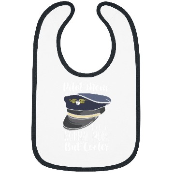 Discover Airplane Pilot Design For Airline Captain Pilot Mom 1 Bibs