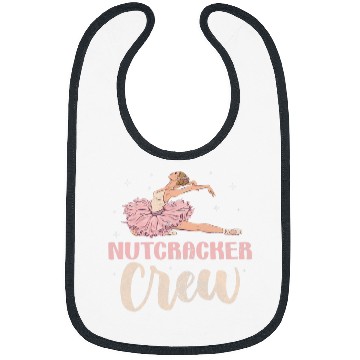 Discover Nutcracker Crew Ballet Dancer Ballerina Dance Distressed Bibs