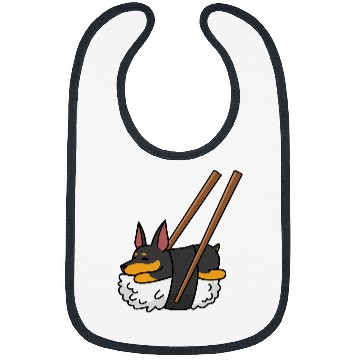 Discover Sushi Miniature Pinscher Dog 1 Bibs