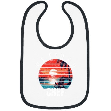 Discover Retired Chef Retirement 2Summer Vacation Sunset Bibs