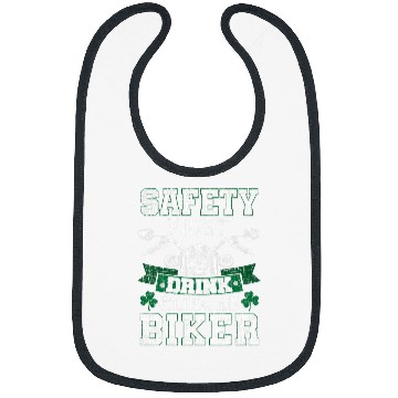 Discover Motorcycle Distressed Safety First Drink Like A Biker Bibs