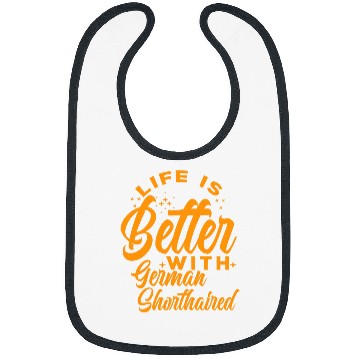 Discover life is better with a german shepherd Bibs