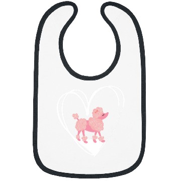 Discover Poodle Mama Funny Dog Mom Bibs