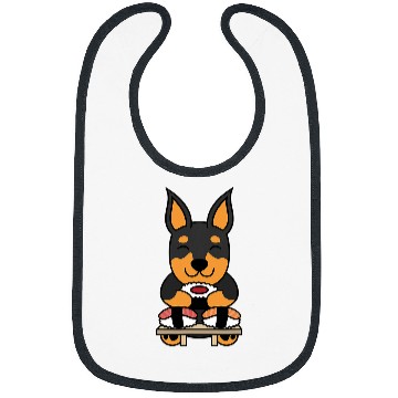 Discover Sushi Miniature Pinscher Dog Bibs