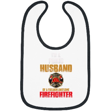 Discover Proud Firefighter Husband Active Bibs