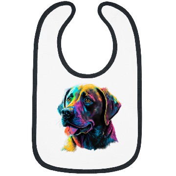 Discover Labrador Lab Dog Lover Splash Graffiti Art Pet 4 7 Bibs