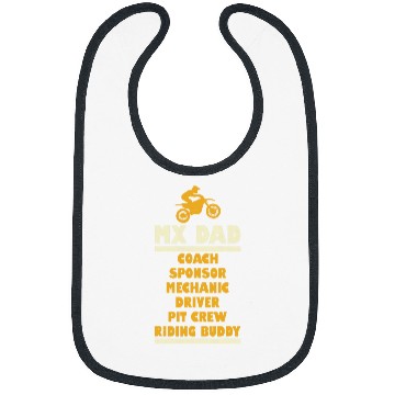 Discover MX Dad Coachs Sponsor Mechanic Driver Medic Pit Crew Bibs