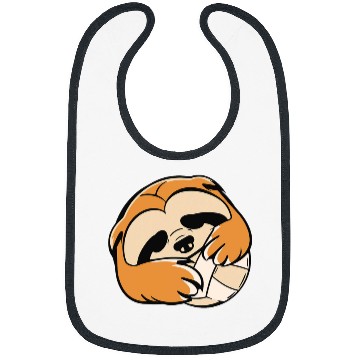 Discover Volleyball Vball Beach Volleyball Sloth Bibs
