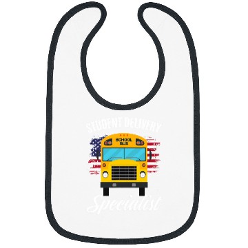 Discover Student Delivery Specialist Patriotic School Bus Driver Bibs