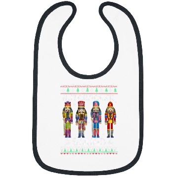 Discover Nutcracker Squad Ballet Dance Matching Family Christmas Ugly Bibs