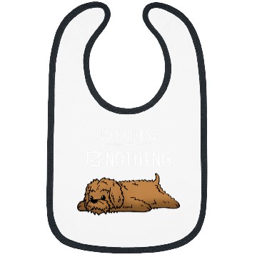 Discover To Do List Goldendoodle Dog Bibs