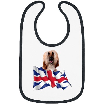 Discover Union Jack Flag Dog Afghan Hound 2 Bibs