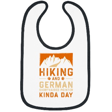 Discover Hiking and German Shorthaired Pointer Kinda Day Bibs