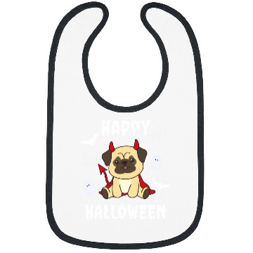Discover Pug Happy Halloween Devil Costume Dogs Bibs