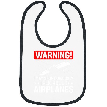 Discover Airplane Funny Flight Plane Flying Boys Men Aviator Bibs