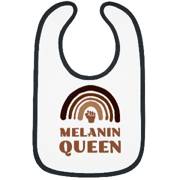 Discover Melanin Rainbow Queen Bibs