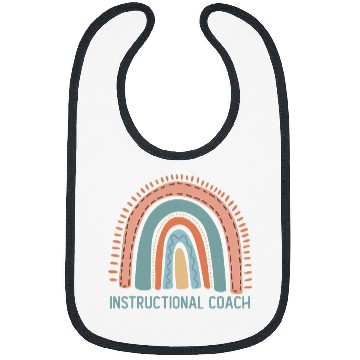 Discover Pastel Rainbow Instructional Coach Bibs