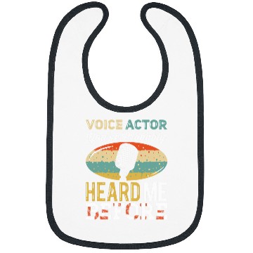 Discover Voice Actor Youve Probably Heard Me Before Microphone Bibs