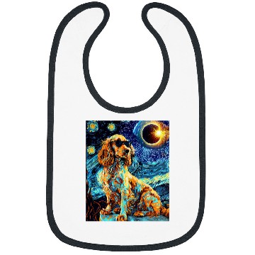 Discover Total Solar Eclipse Welsh Springer Spaniel Dog Bibs