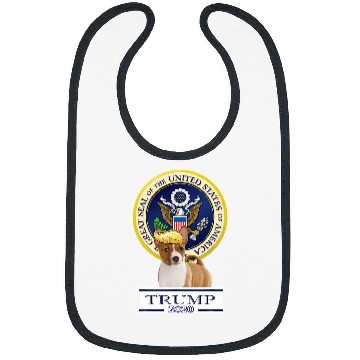 Discover Trump Dog Basenji Bibs