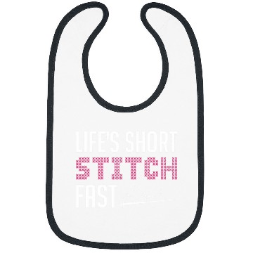 Discover Lifes Short Stitch Fast Cross Stitch Needlepoint Art Bibs