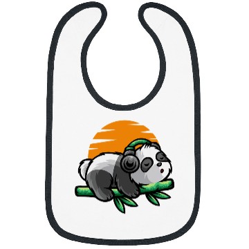 Discover Peaceful Panda Bibs